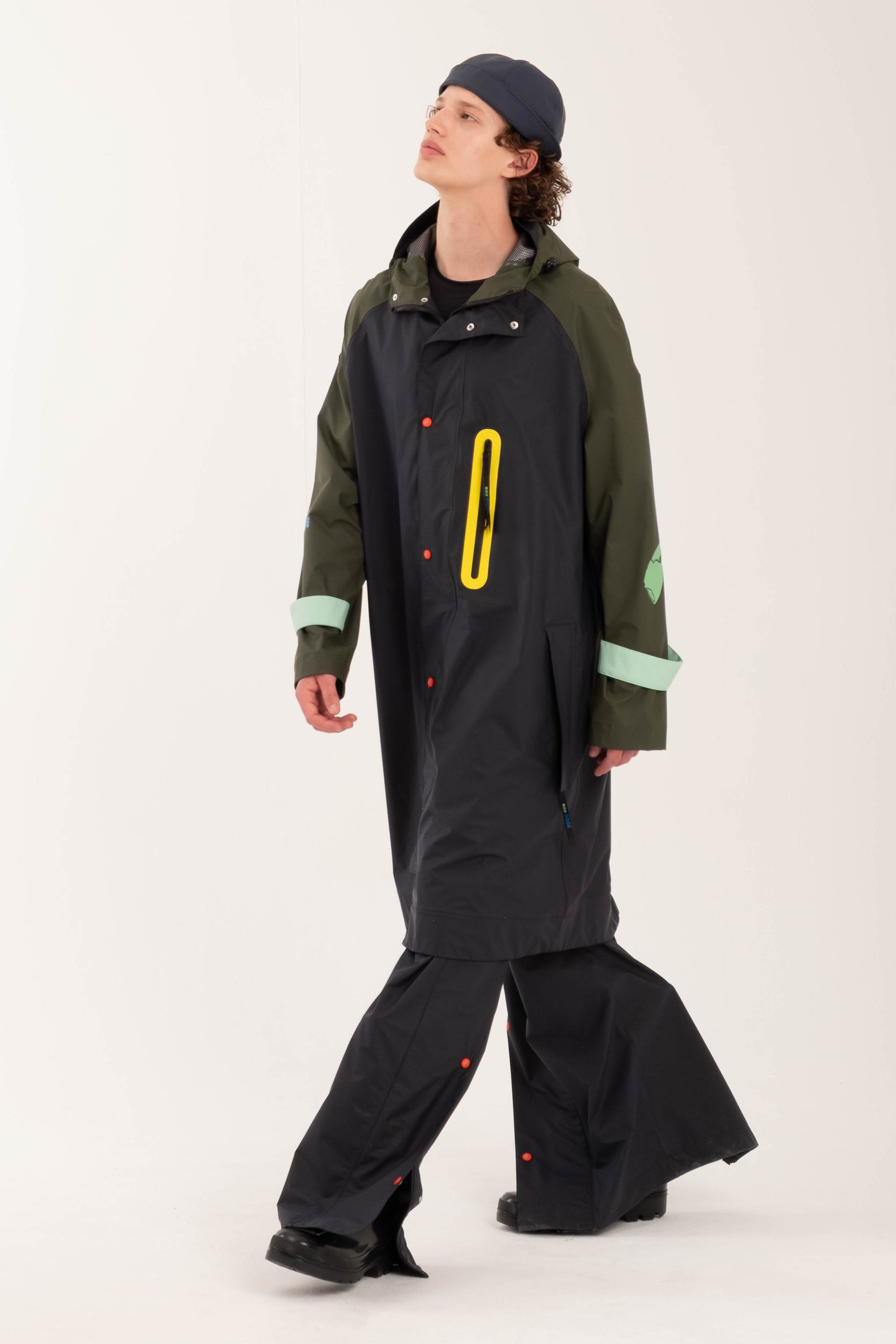 Parka Marine/Oliven Herre