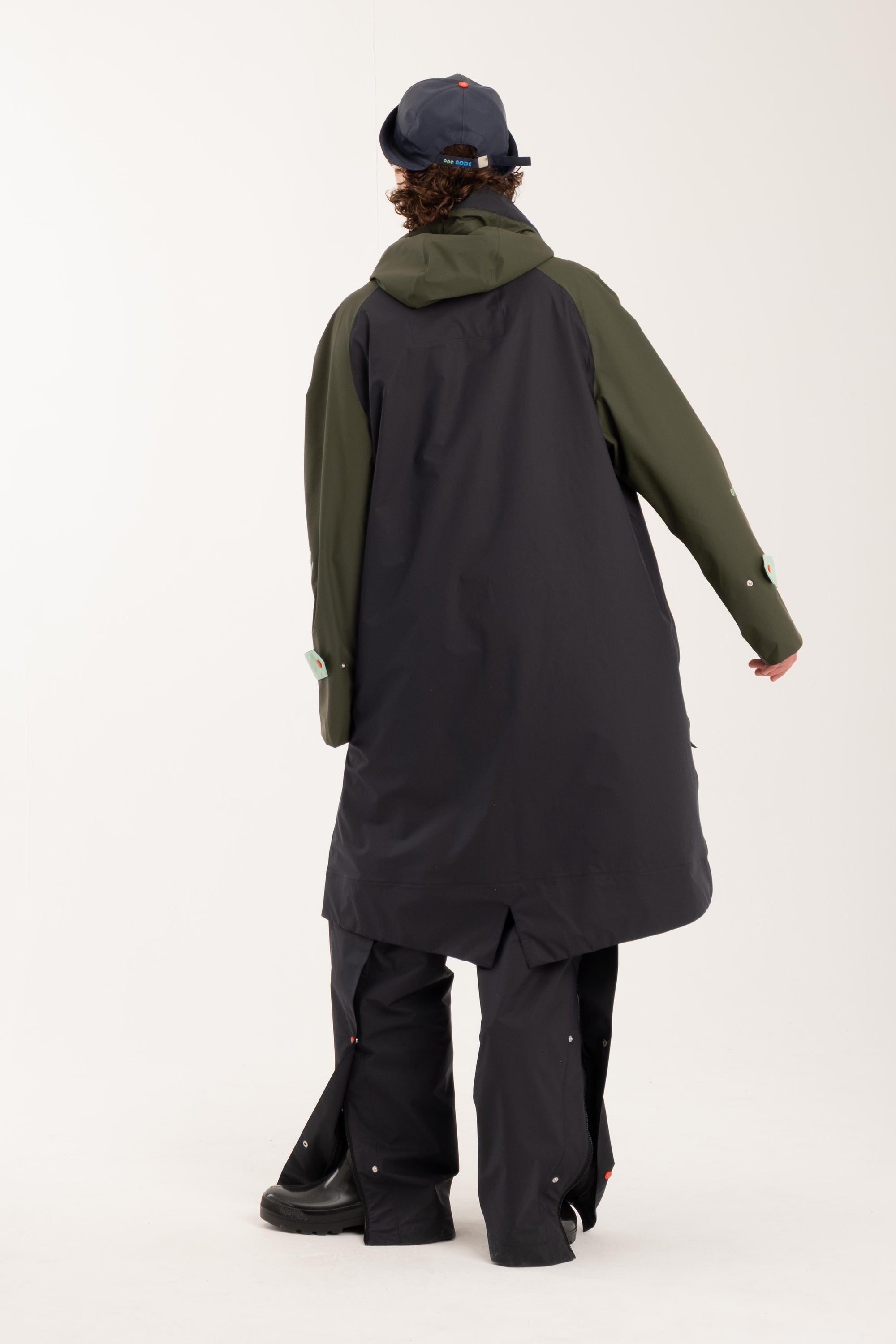 Parka Marine/Oliven Herre