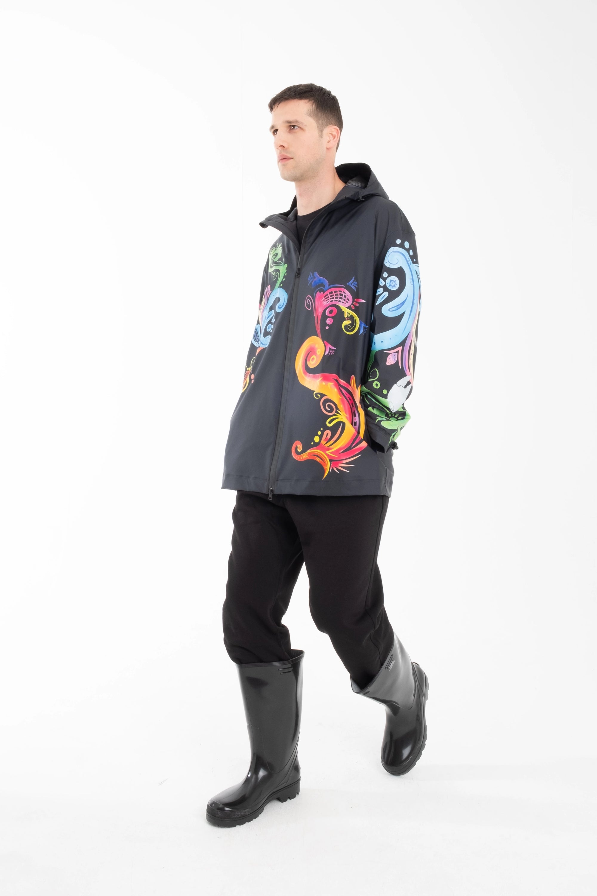 Storm Jacket Rosemaling Navy Men's