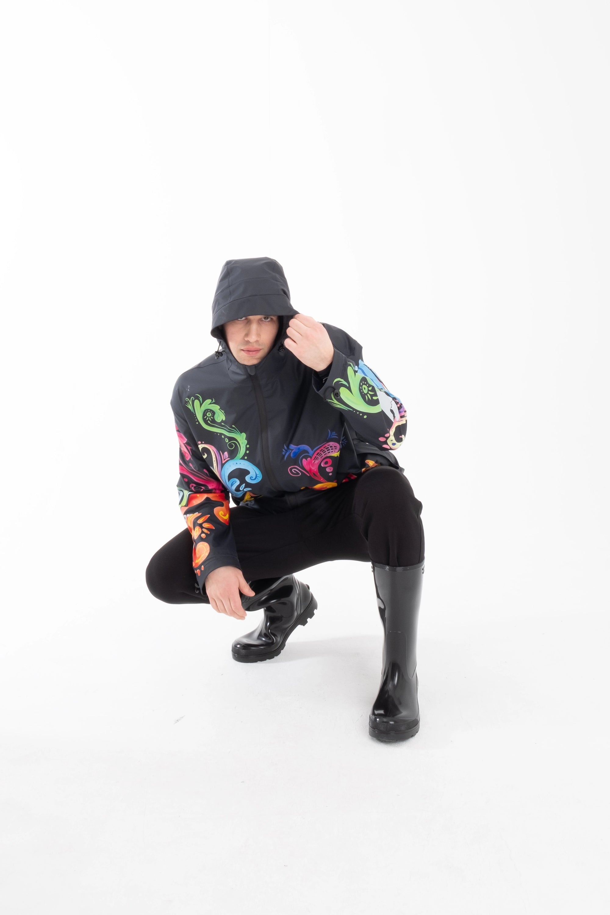 Storm Jacket Rosemaling Navy Men's