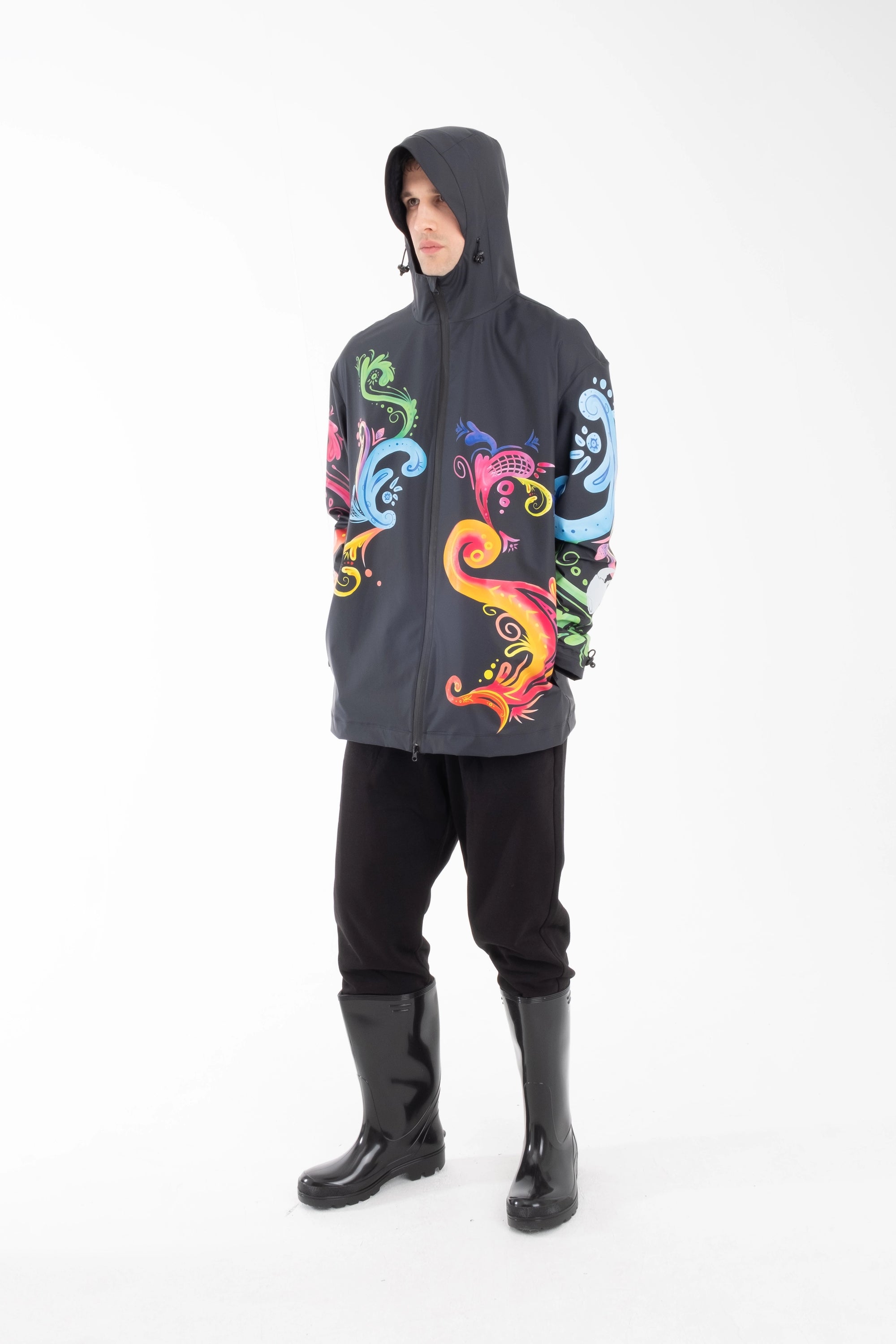 Storm Jacket Rosemaling Navy Men's