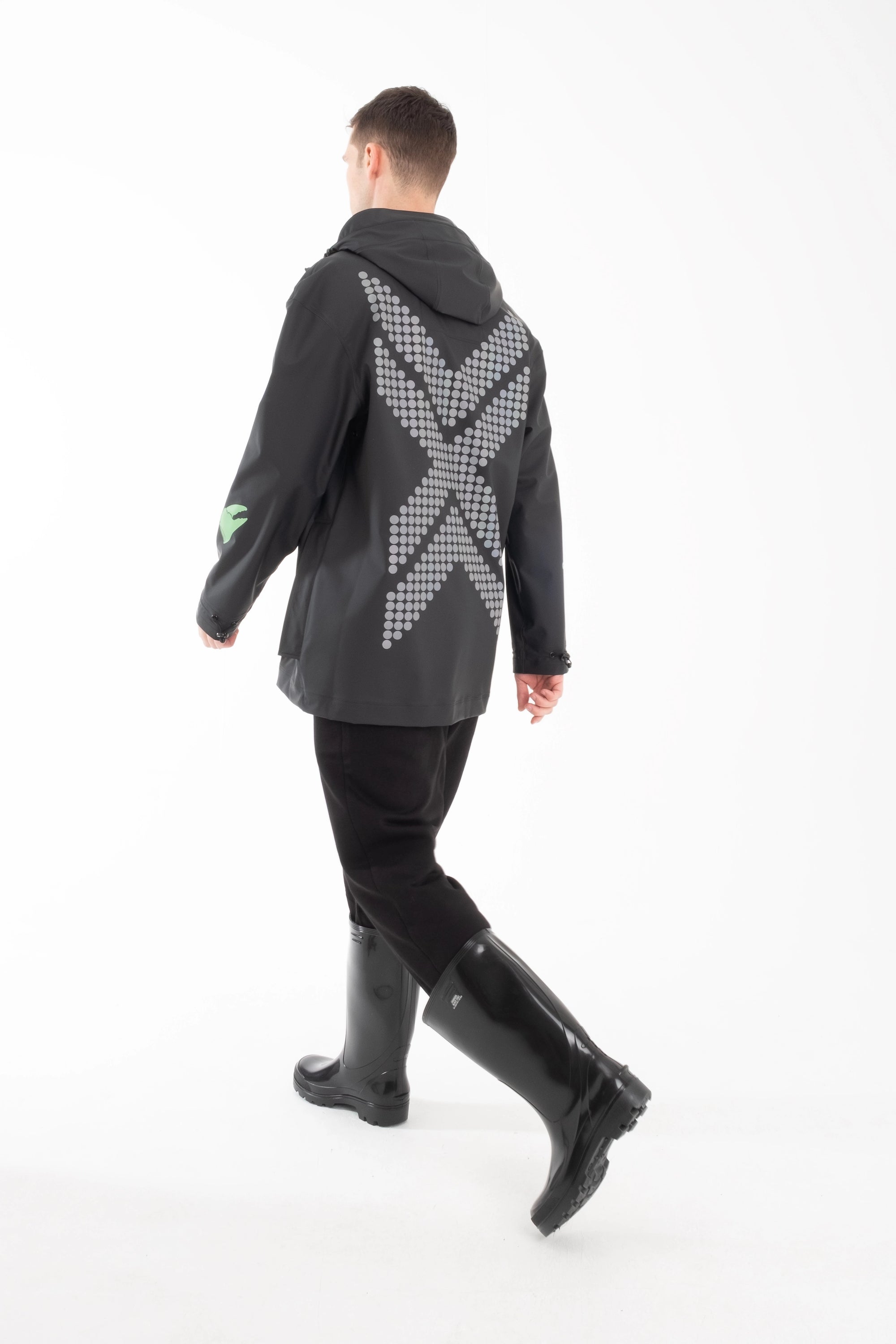 One NODE Scandinavian Storm Jacket X Black for men – a waterproof and windproof jacket designed for durability, breathability, and all-weather protection