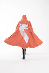 One Node X Sagastad Regencape Reflex Ingwer Damen