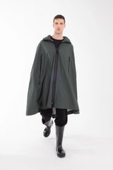 One Node X Sagastad Poncho Reflex Olivengrønn Herre