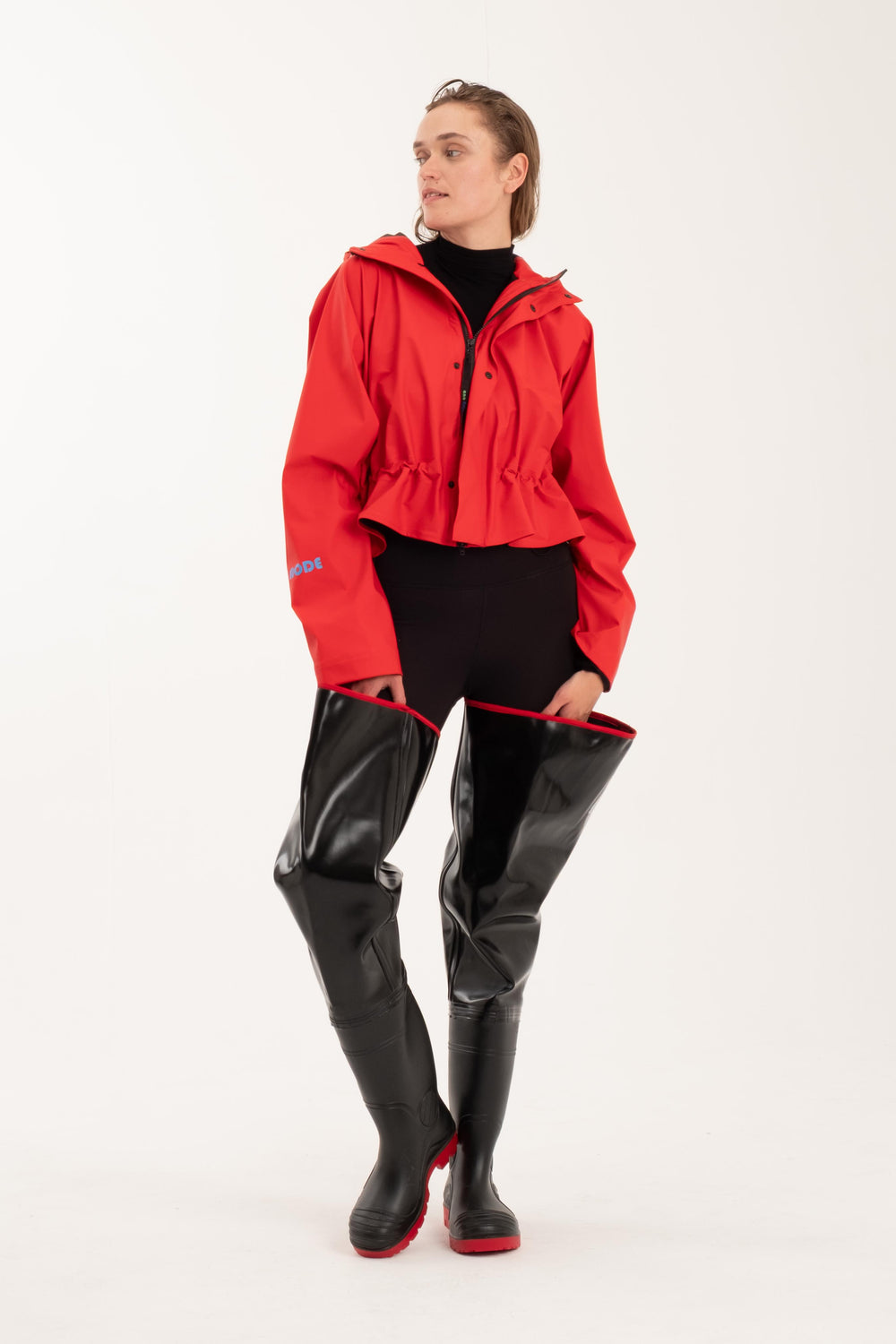 Rød Mini-jakke