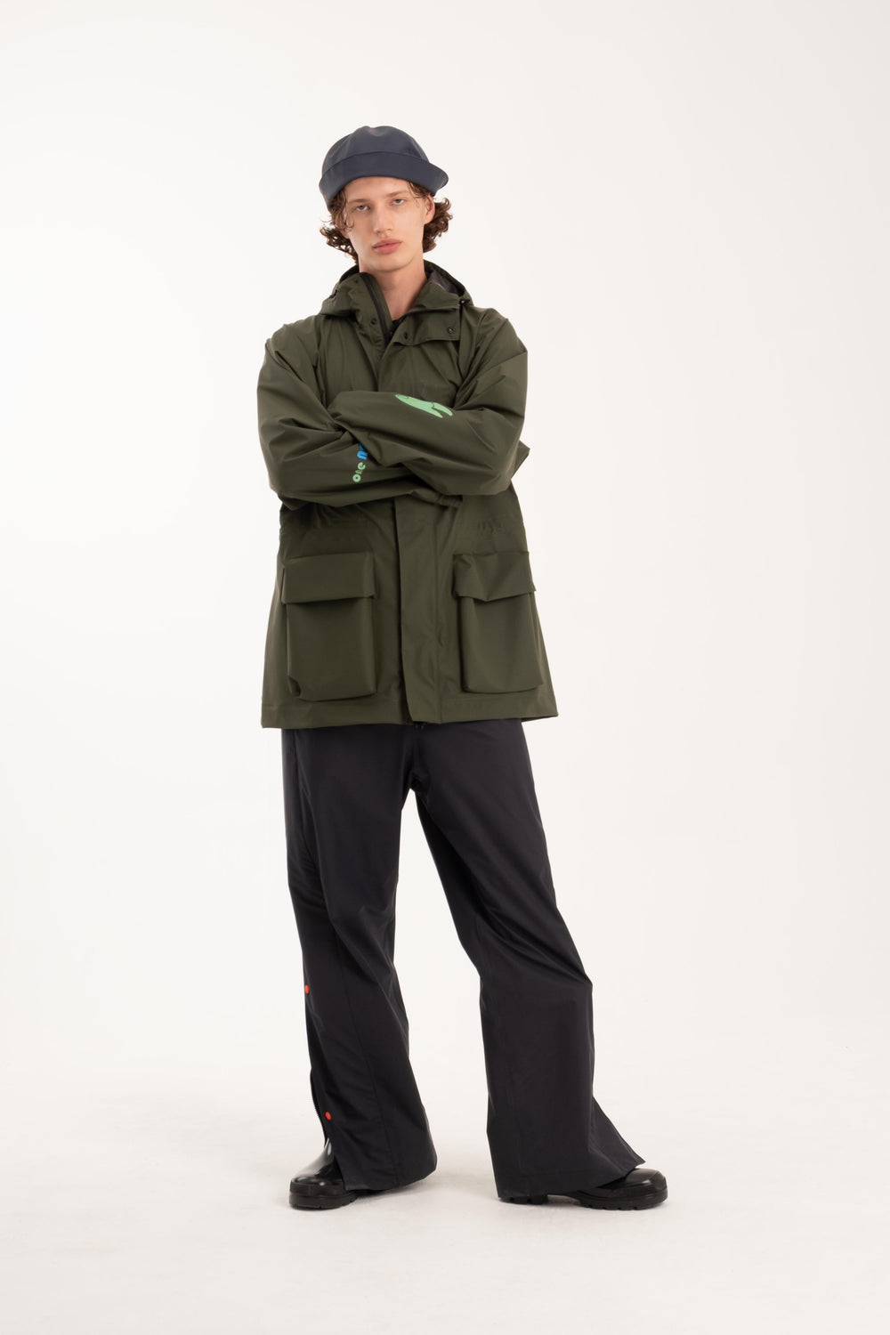 Kamerajacke Olivgrün Herren