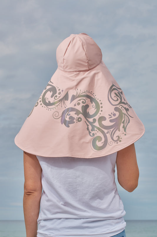 ROSEMALING REFLEX RAIN HAT PASTEL PINK